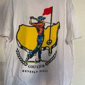 Golf White Short Sleeve Tee